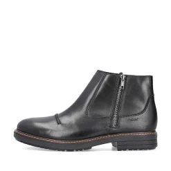 Rieker Men'S Short Boots Glossy Black