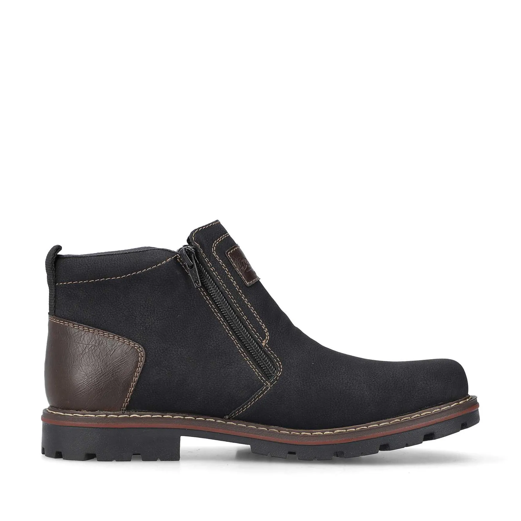 Rieker Men'S Short Boots Graphite Black