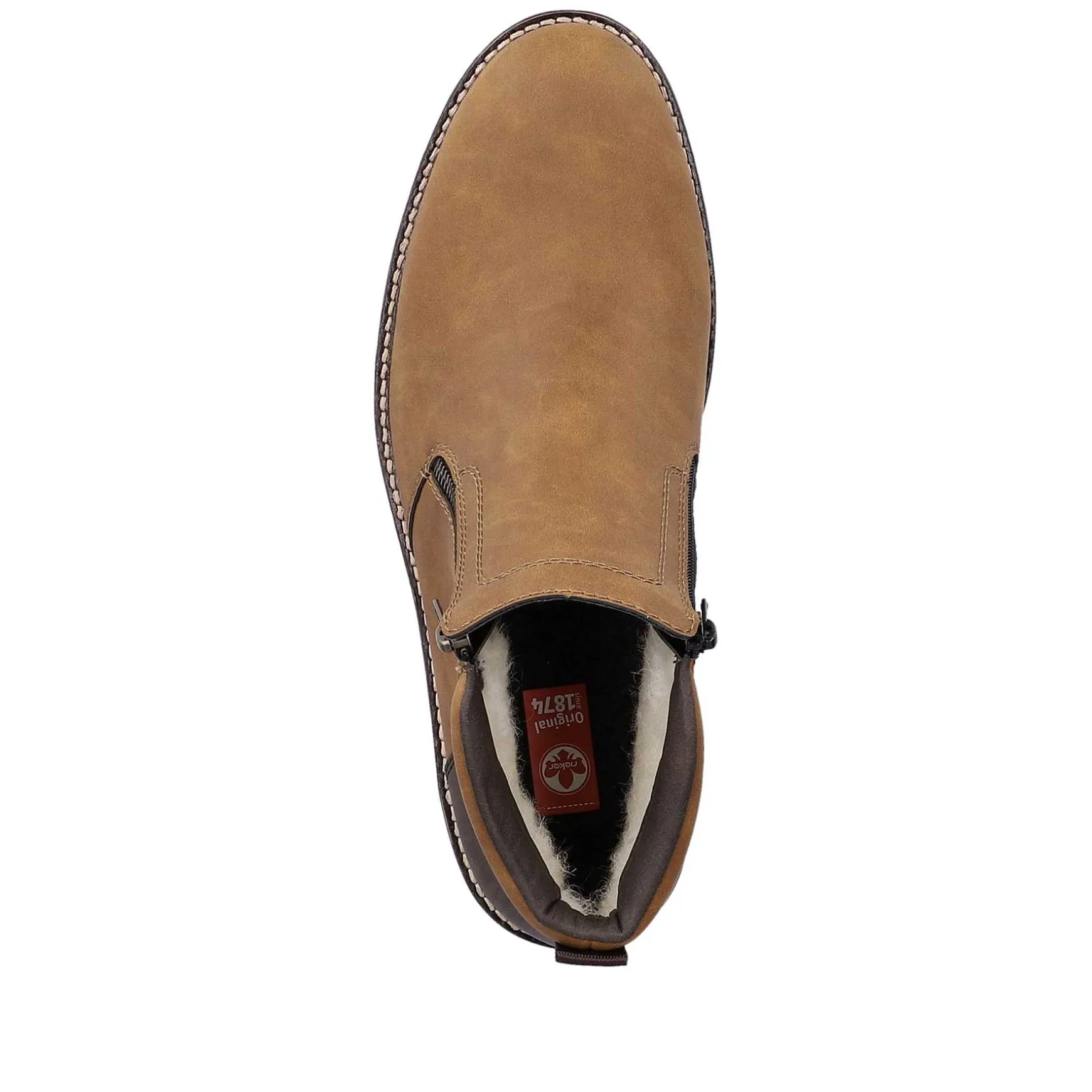 Rieker Men'S Short Boots Nougat Brown