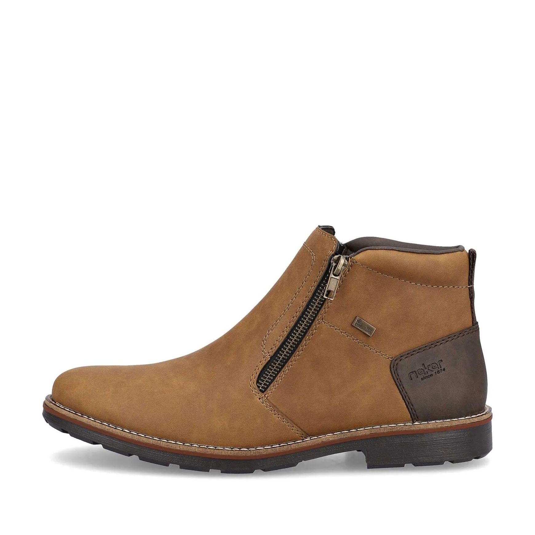 Rieker Men'S Short Boots Nougat Brown