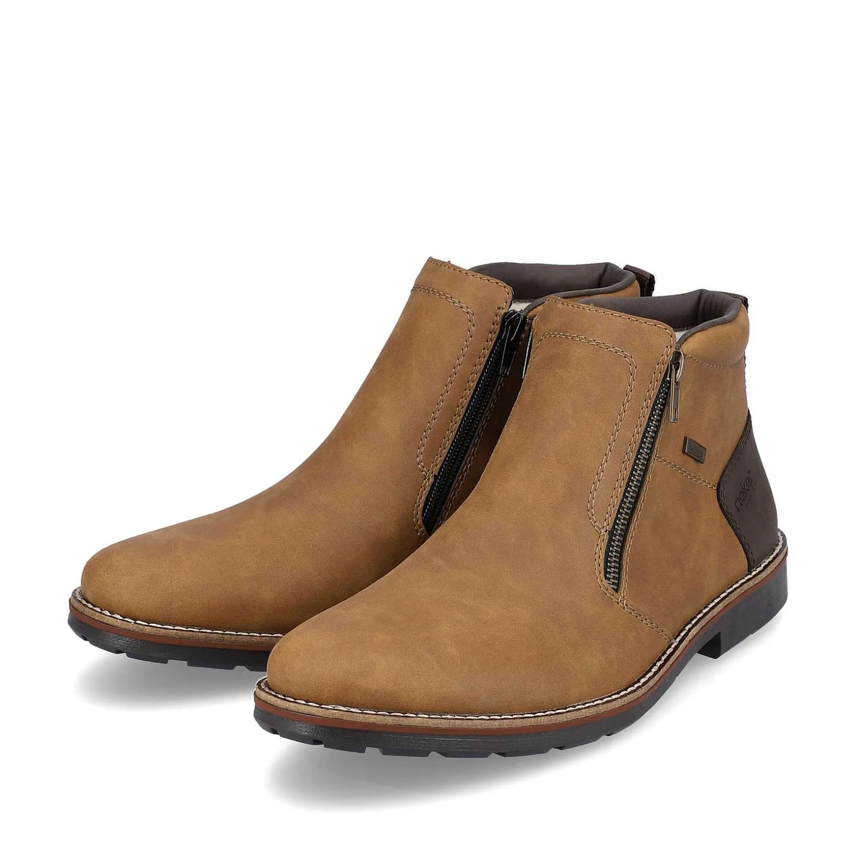 Rieker Men'S Short Boots Nougat Brown