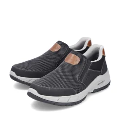 Rieker Men'S Slippers Asphalt Gray