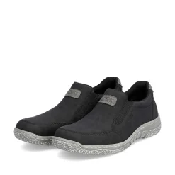Rieker Men'S Slippers Asphalt Black