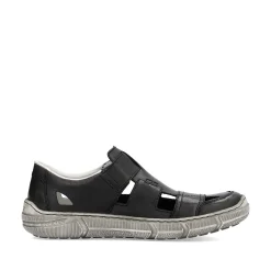 Rieker Men'S Slippers Asphalt Gray