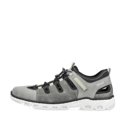 Rieker Men'S Slippers Asphalt Gray