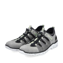 Rieker Men'S Slippers Asphalt Gray