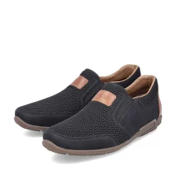 Rieker Men'S Slippers Asphalt Black
