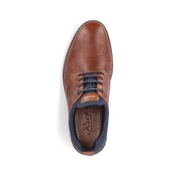 Rieker Men'S Slippers Caramel Brown-Pacific Blue