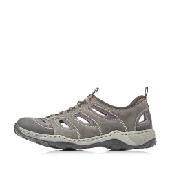 Rieker Men'S Slippers Granite Gray