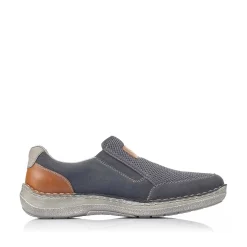 Rieker Men'S Slippers Navy Blue