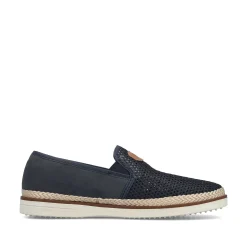 Rieker Men'S Slippers Navy Blue