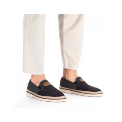 Rieker Men'S Slippers Navy Blue