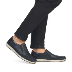 Rieker Men'S Slippers Steel Blue