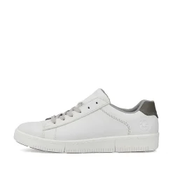 Rieker Men'S Sneaker Low Cream White