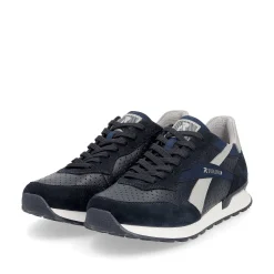 Rieker Men'S Sneaker Low Dark-Blue Dusty-Grey