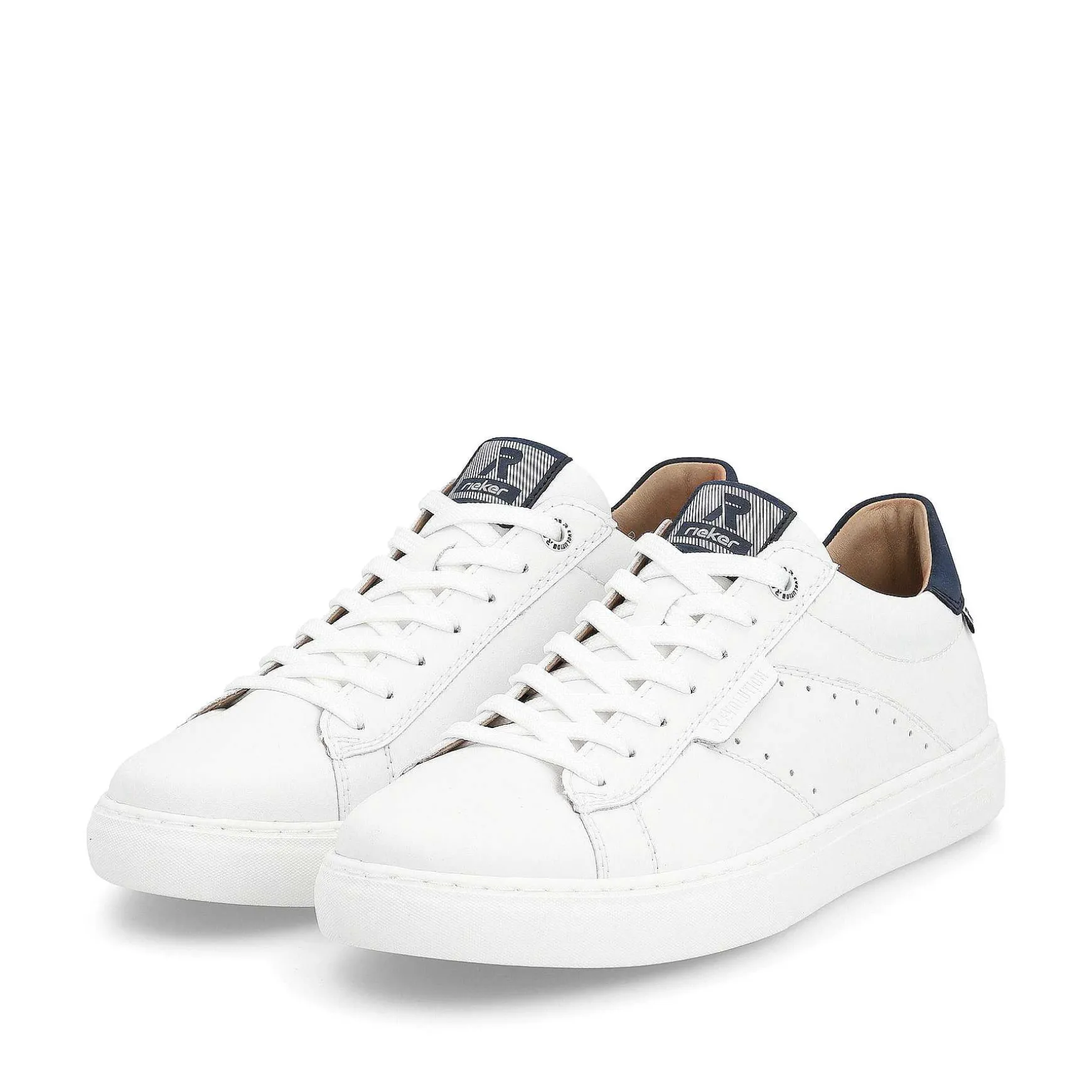 Rieker Men'S Sneaker Low Pearl White