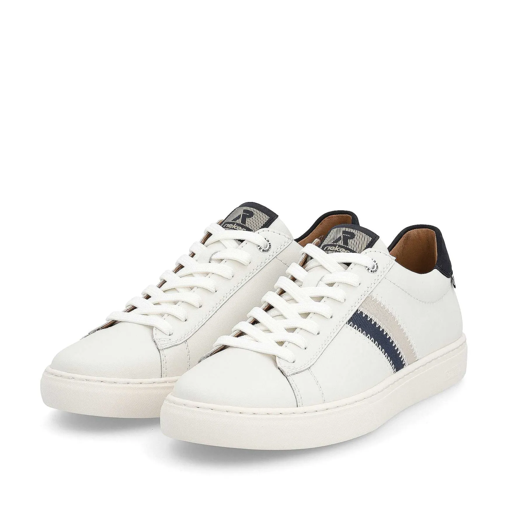 Rieker Men'S Sneaker Low Pearl White