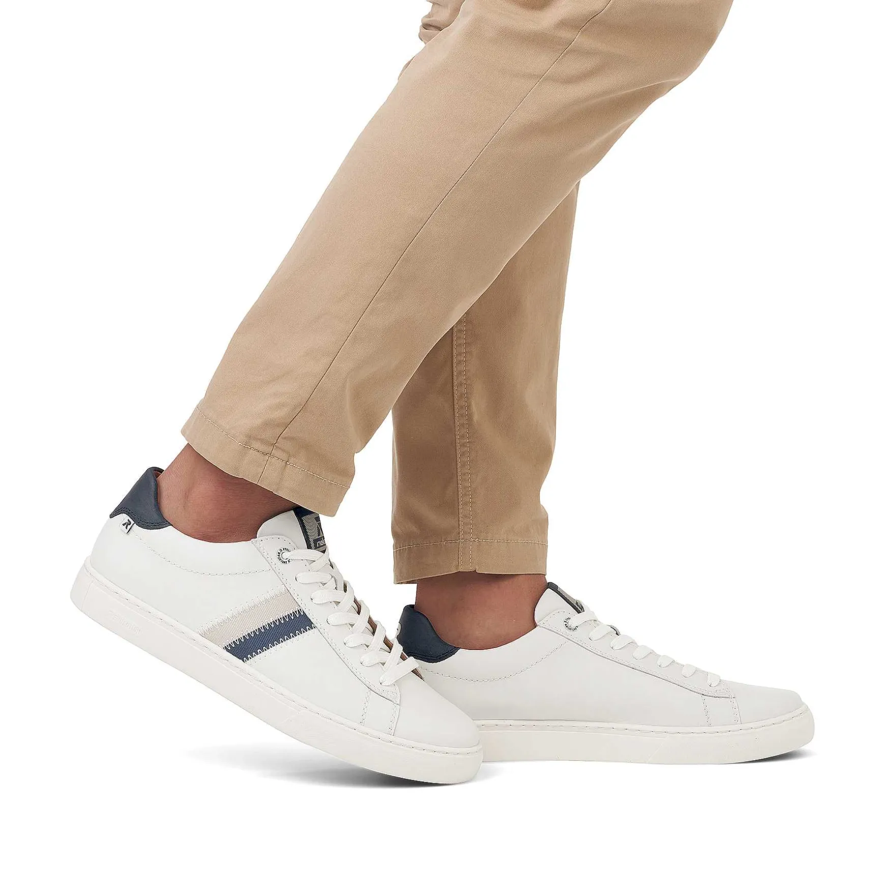 Rieker Men'S Sneaker Low Pearl White