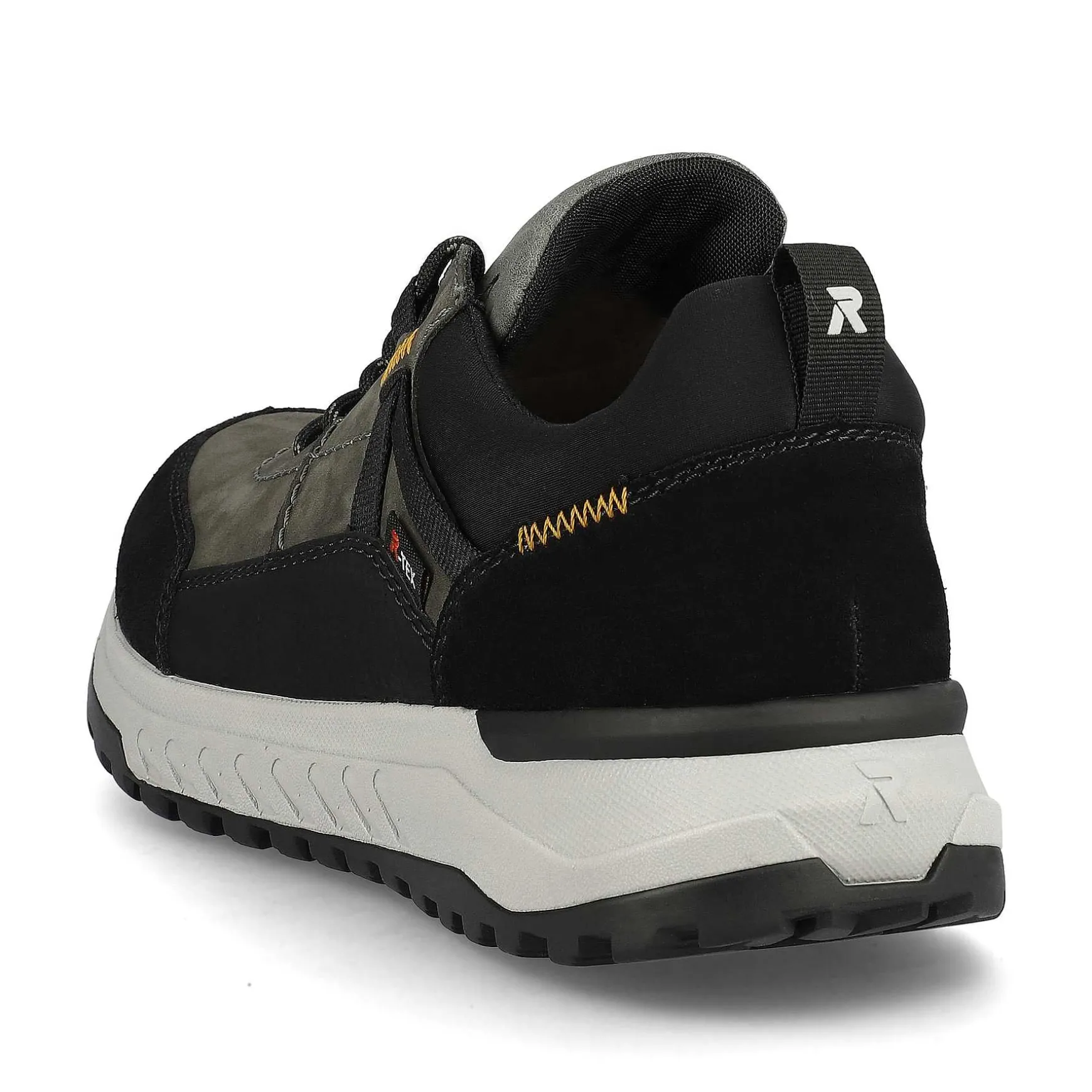 Rieker Men'S Sneaker Low Steel-Grey Deep-Black