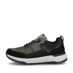 Rieker Men'S Sneaker Low Steel-Grey Deep-Black