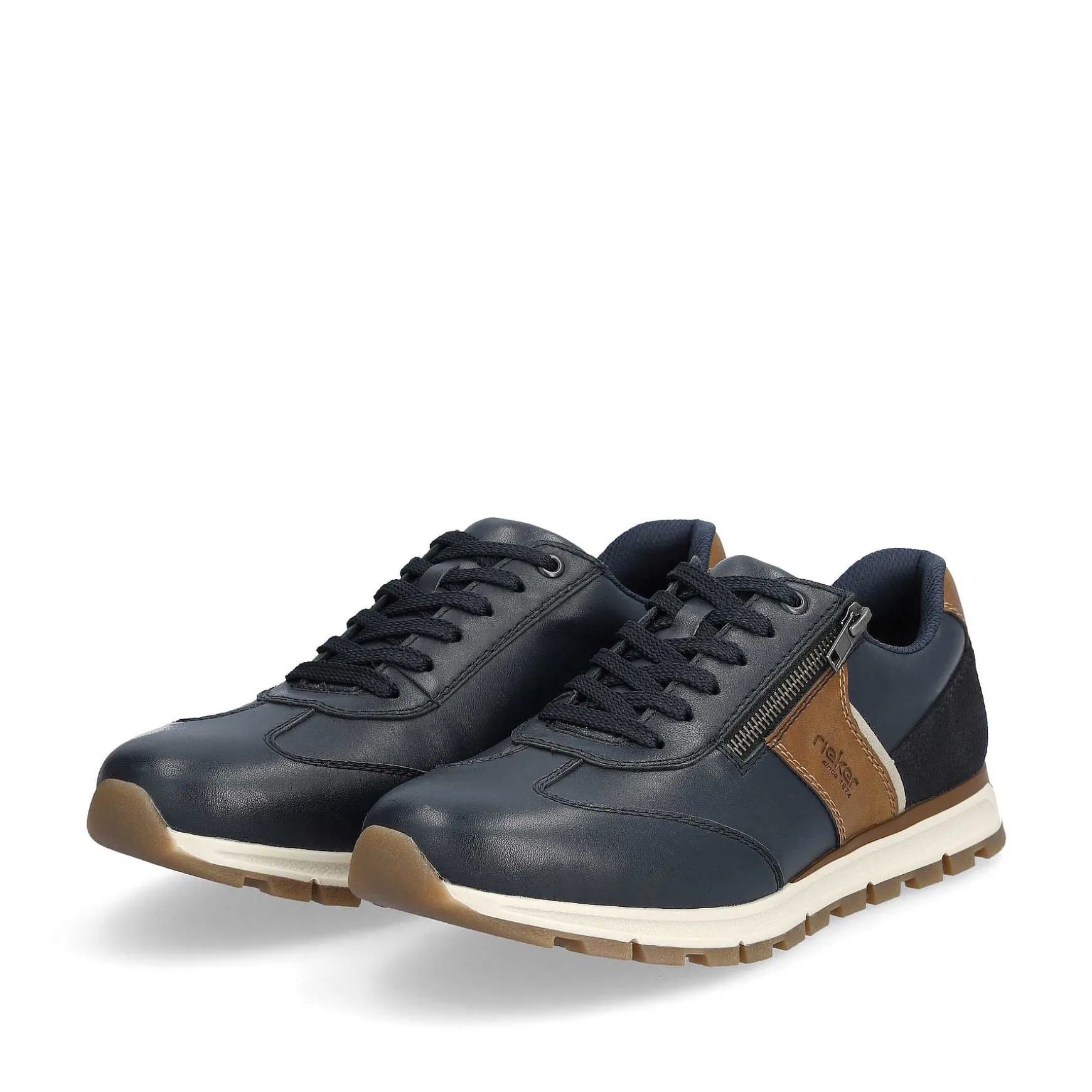 Rieker Men'S Sneaker Low Steel Blue