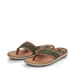 Rieker Men'S Toe Separator Olive Green
