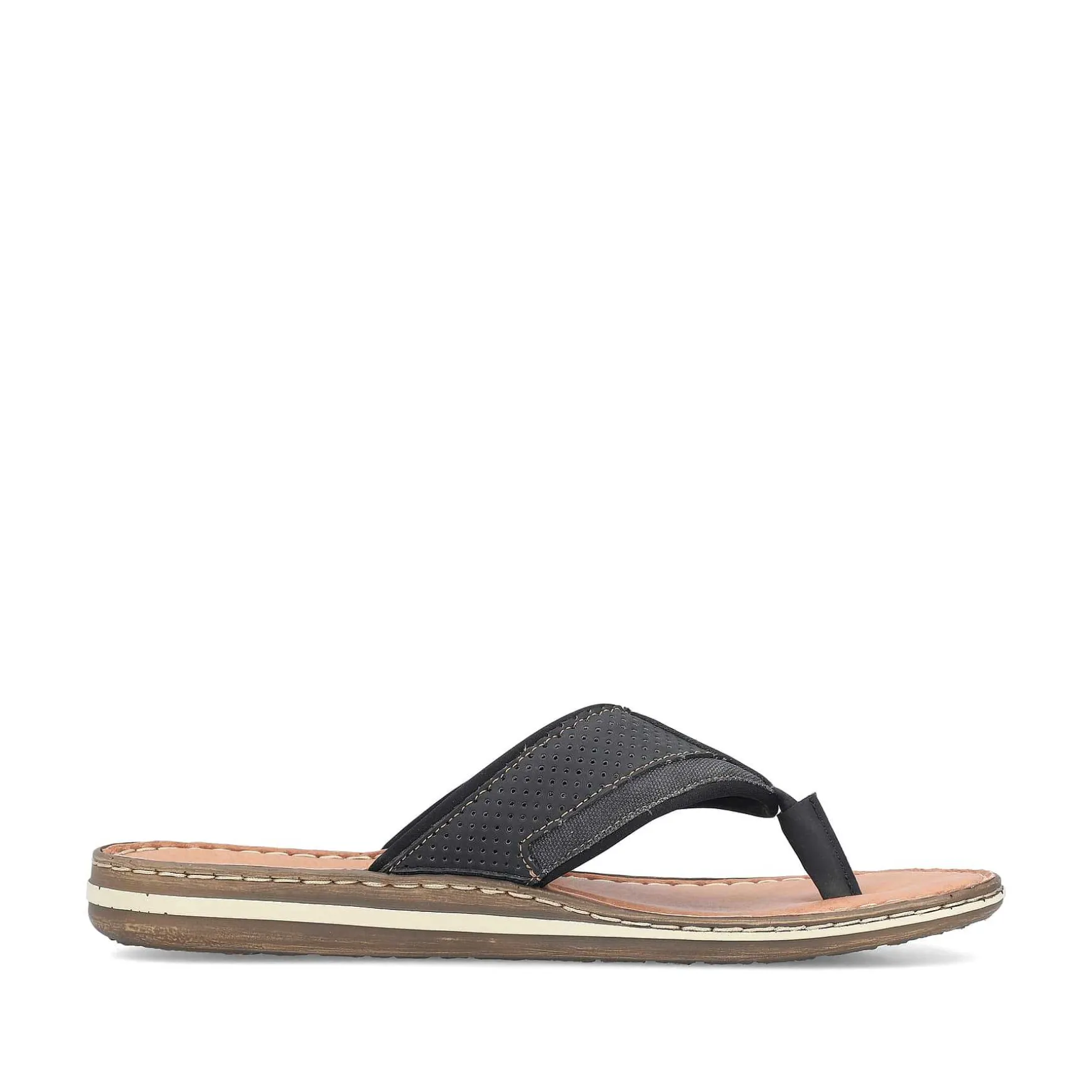 Rieker Men'S Toe Separator Graphite Black