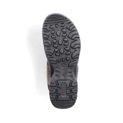 Rieker Men'S Trekking Sandals Coffee Brown