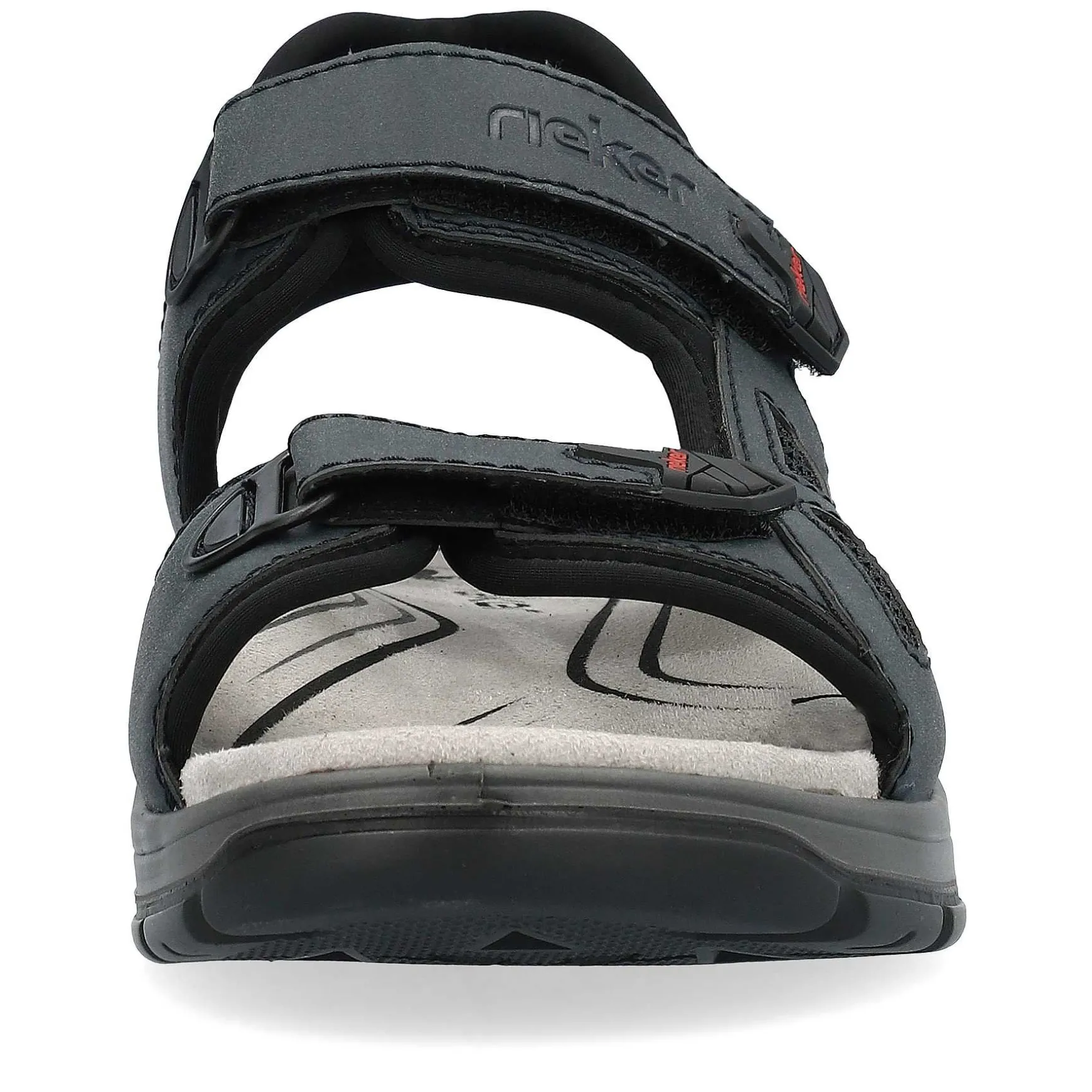 Rieker Men'S Trekking Sandals Slate Blue