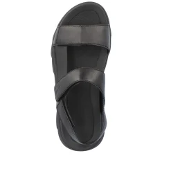 Rieker Men'S Trekking Sandals Midnight Black