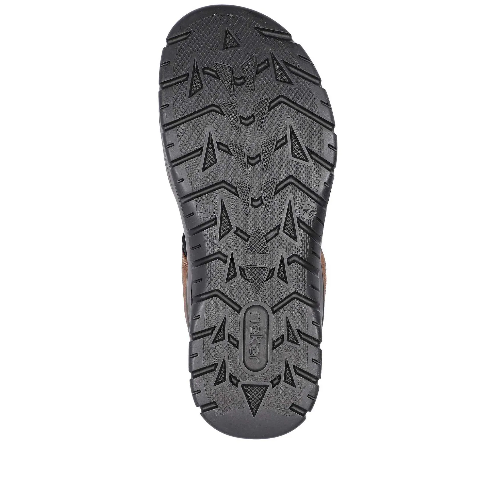 Rieker Men'S Trekking Sandals Wood Brown