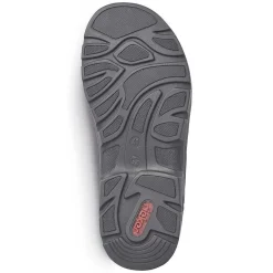 Rieker Men'S Trekking Sandals Graphite Black