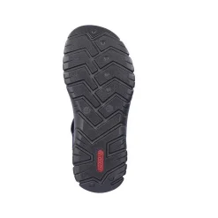 Rieker Men'S Trekking Sandals Navy Blue