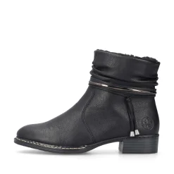 Rieker Women'S Ankle Boots Night Black