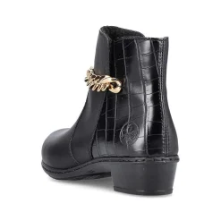 Rieker Women'S Ankle Boots Jet Black