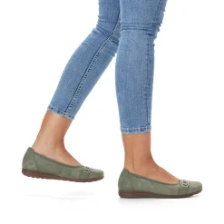 Rieker Women'S Ballerinas Mint Green