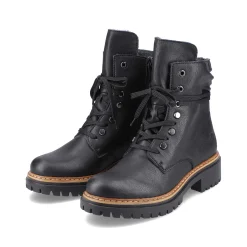 Rieker Women'S Biker Boots Jet Black
