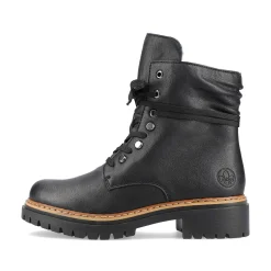 Rieker Women'S Biker Boots Jet Black