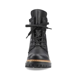 Rieker Women'S Biker Boots Jet Black