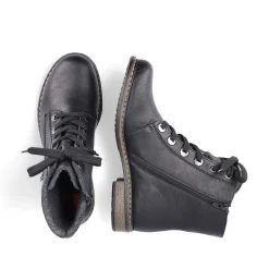 Rieker Women'S Biker Boots Jet Black