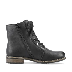 Rieker Women'S Biker Boots Jet Black