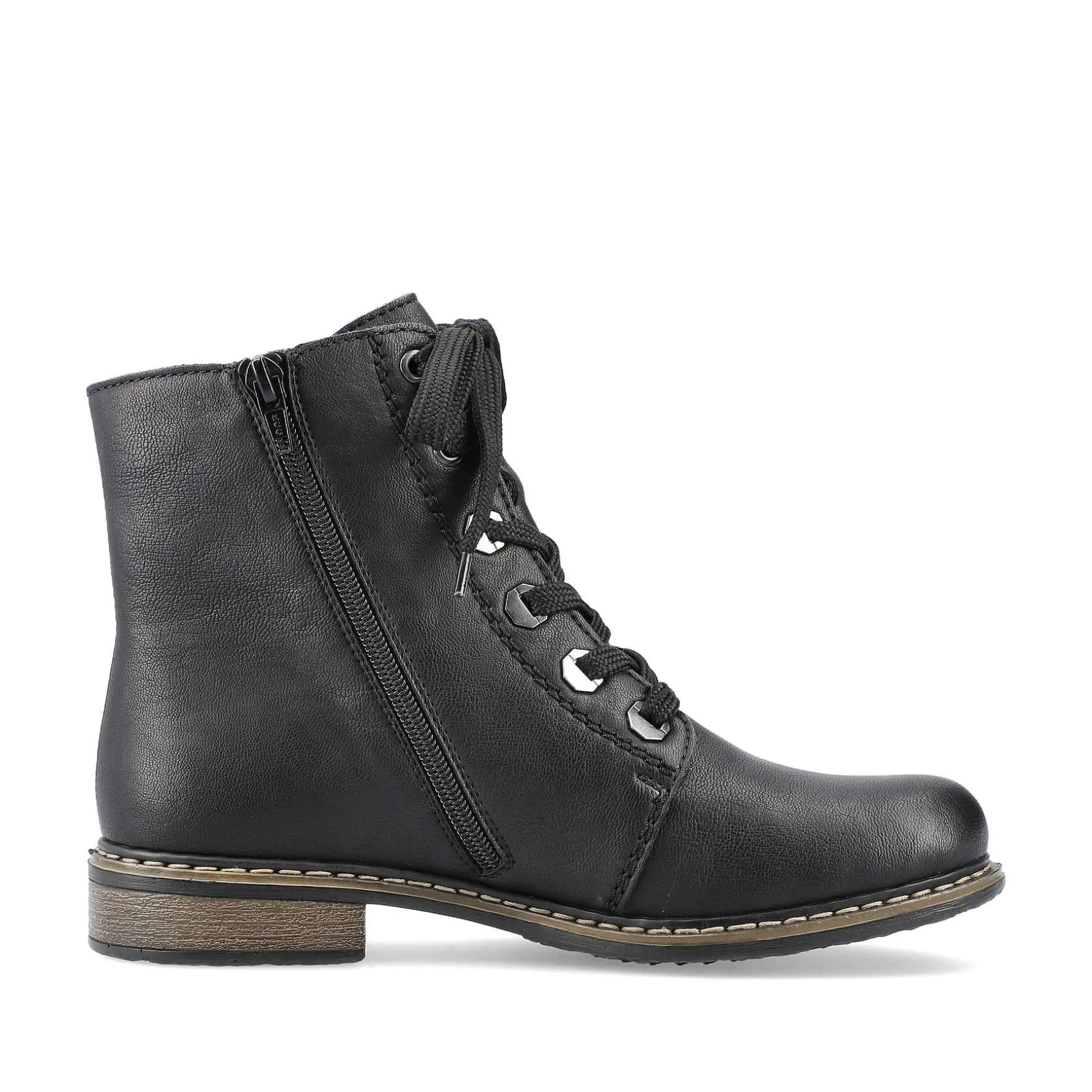Rieker Women'S Biker Boots Jet Black