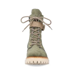 Rieker Women'S Biker Boots Leaf Green