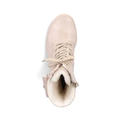 Rieker Women'S Biker Boots Cream Beige