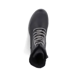 Rieker Women'S Biker Boots Asphalt Black