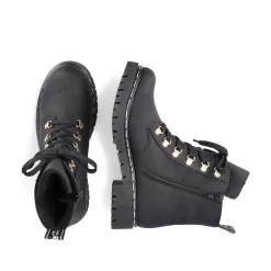 Rieker Women'S Biker Boots Jet Black