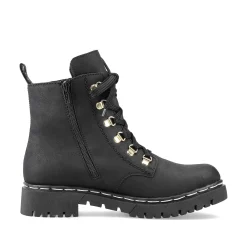 Rieker Women'S Biker Boots Jet Black