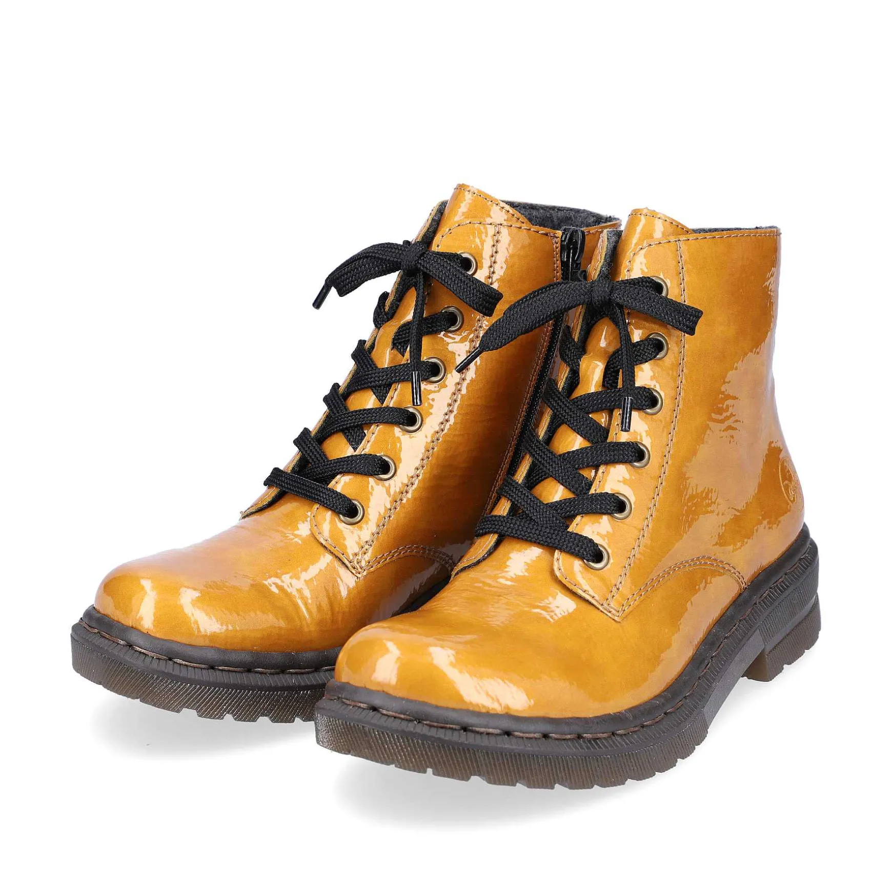 Rieker Women'S Biker Boots Honey Yellow