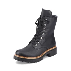 Rieker Women'S Biker Boots Graphite Black