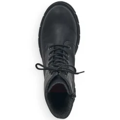 Rieker Women'S Biker Boots Graphite Black